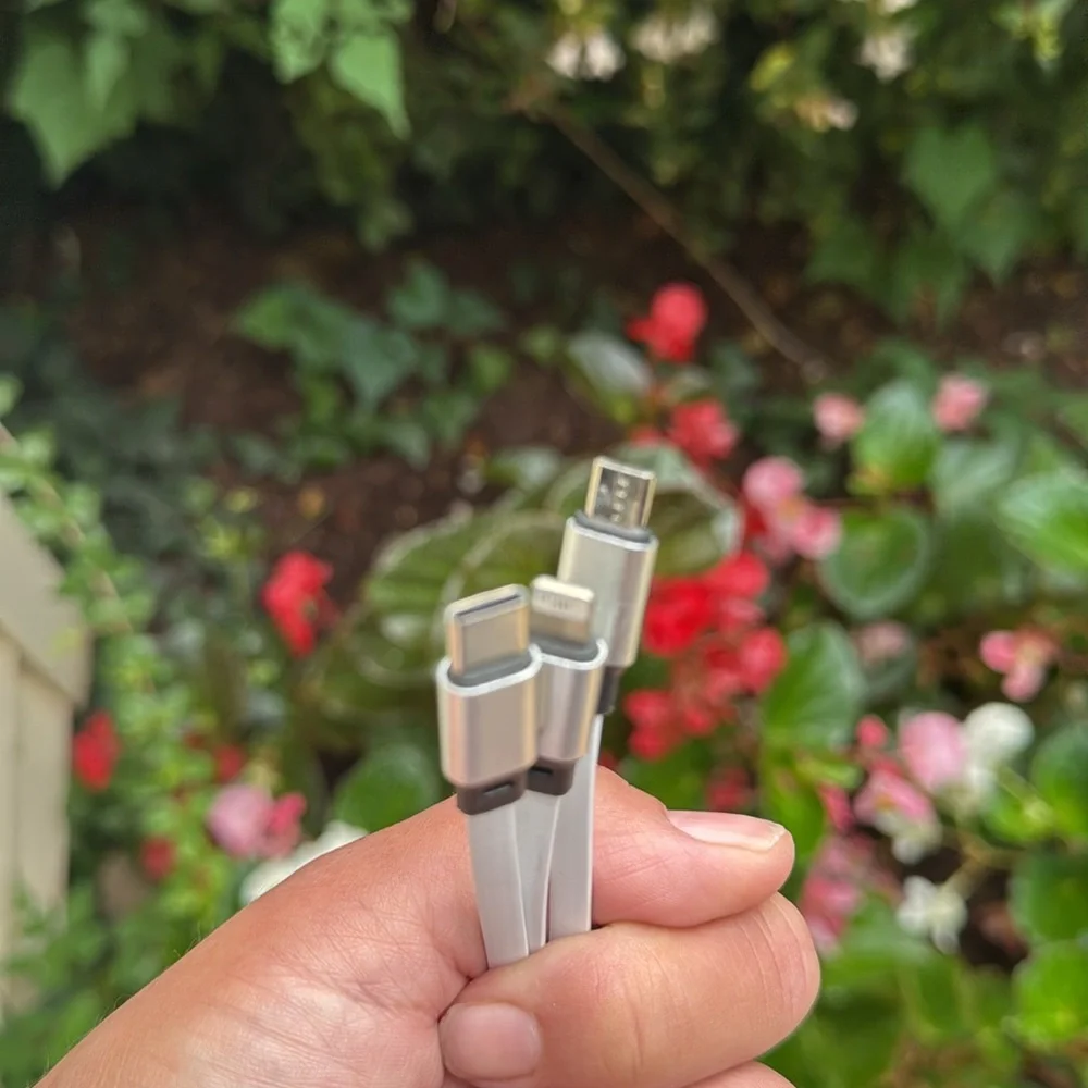 Labubu Multi- Connector Charging Cable - Brown